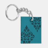 Verzeichnen Sie Damast-Kunst I 2Way dunkel u. Schlüsselanhänger (Vorderseite links)