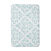 Verzeichnen Sie Enten-Ei-Blau Damast-Fahrwerkes Badematte (Vorderseite Vertikal)