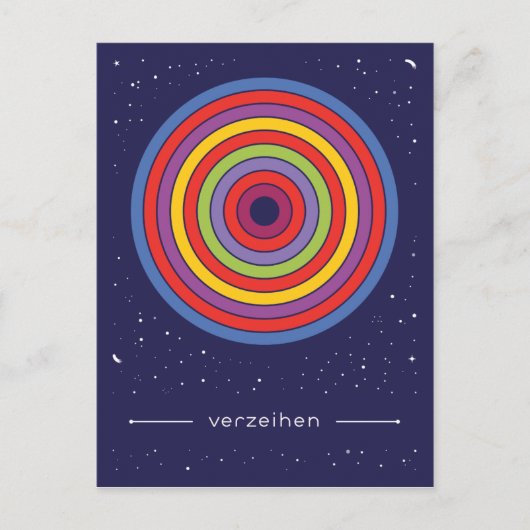 verzeihen postkarte (Vorderseite)
