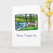 Verzeihen Sie mir bitte Karte (Gelbe Blume)