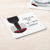 Verzeihen Sie mir, denn ich habe Untersetzer gezin (angewinkelt)