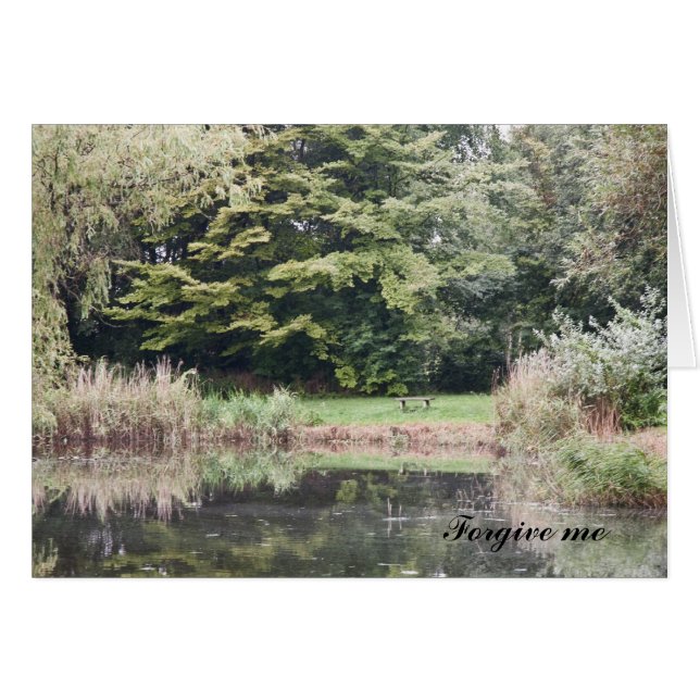 Verzeihen Sie mir die Karte (Vorderseite (Horizontal))