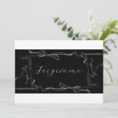Verzeihen Sie mir die Karte (Stehend Vorderseite)