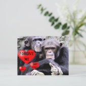 Verzeihen Sie mir, Entschuldigung_ Postkarte (Stehend Vorderseite)