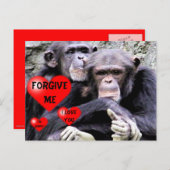 Verzeihen Sie mir, Entschuldigung_ Postkarte (Vorne/Hinten)