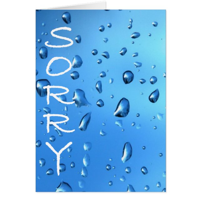 Verzeihen Sie mir Karte (Vorne)