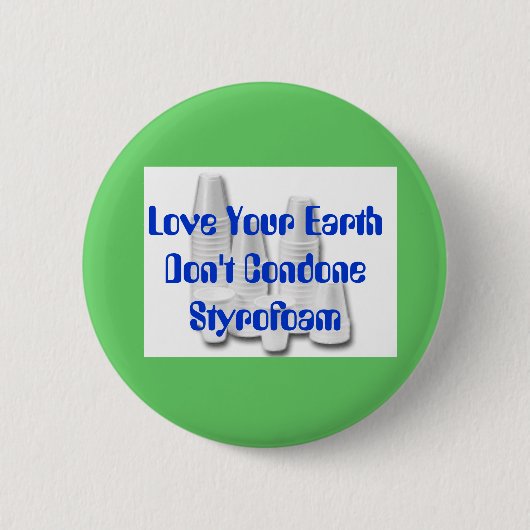 Verzeihen Sie nicht Styroschaum Button (Vorderseite)