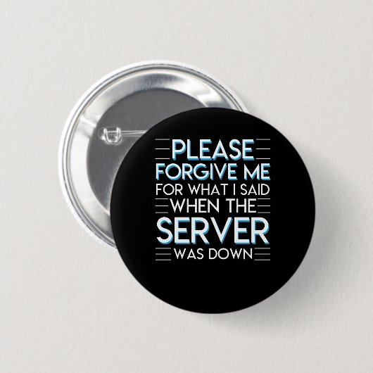 Verzeihen Sie Server des Computersystem-Admin Button (Vorne & Hinten)