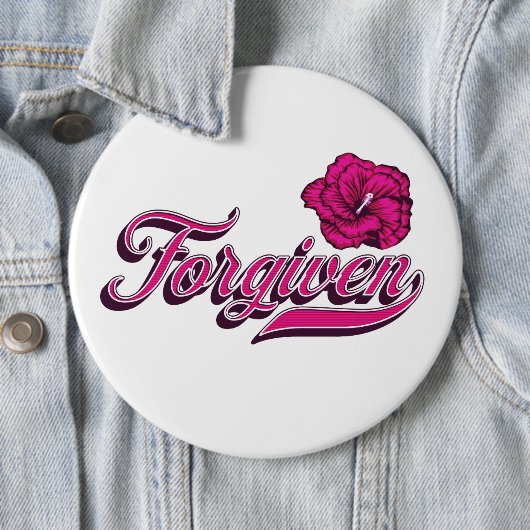 Verzeihter Hibiskus Button (Beispiel)