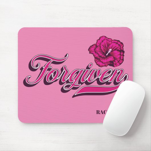 Verzeihter Hibiskus Mousepad (Mit Mouse)