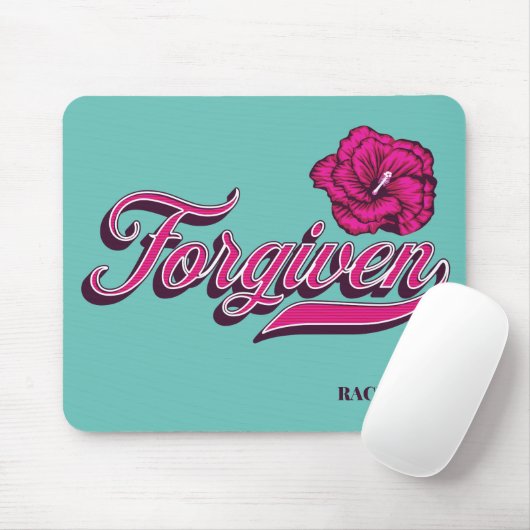 Verzeihter Hibiskus Mousepad (Mit Mouse)