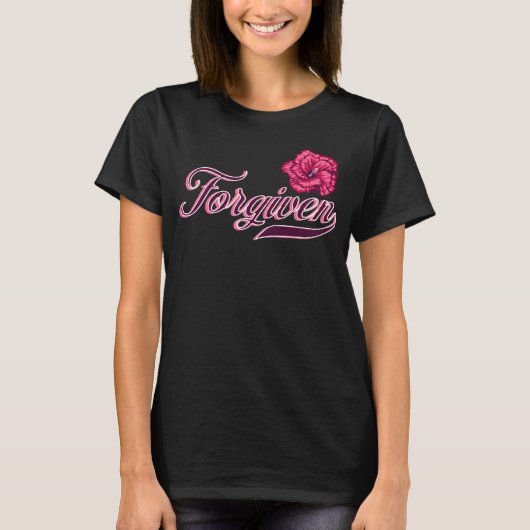 Verzeihter Hibiskus T-Shirt (Vorderseite)