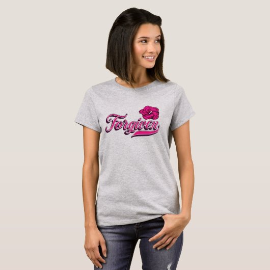 Verzeihter Hibiskus T-Shirt (Vorne ganz)