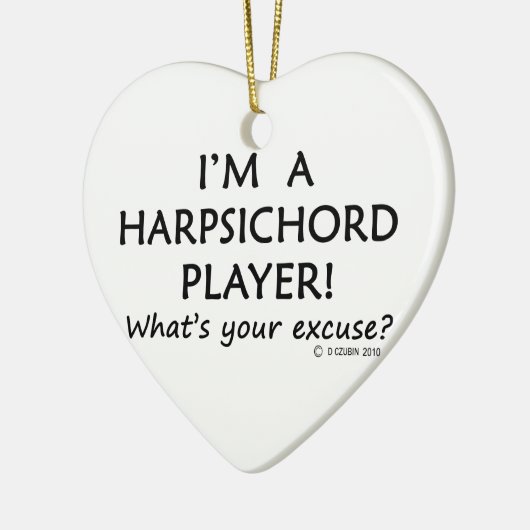 Verzeihung des Cembalspielers Keramikornament (Links)