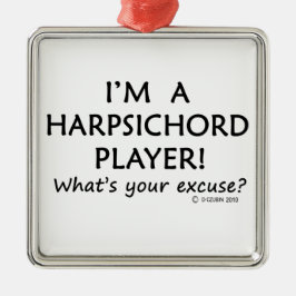 Verzeihung des Cembalspielers Silbernes Ornament