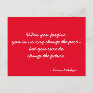 Verzeihung Inspiration Typografie Postkarte