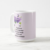 Verzeihung ist das Duft Violet Sheds Kaffeetasse (Vorderseite Links)