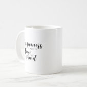 Verzeihung ist der Schlüssel zum Frieden Kaffeetasse (Vorderseite Links)