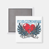 Verzeihung ist Freiheit Magnet (Vorderseite/Rückseite)