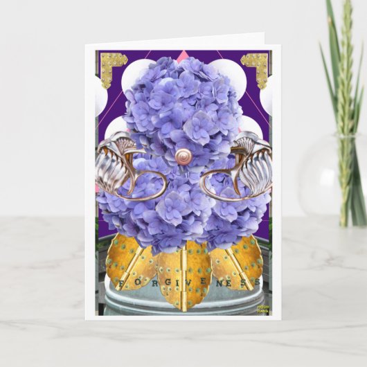 Verzeihung ist göttliche Grußkarte Karte (Vorderseite)