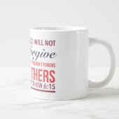 Verzeihung - Jumbo-Tasse (Rechts)