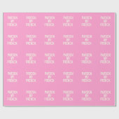 Verzeihung meines Französisch Geschenkpapier (Flach)