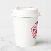 Verzeihung - Paper Cup Pappbecher (Rechts)