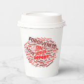 Verzeihung - Paper Cup Pappbecher (Vorderseite)