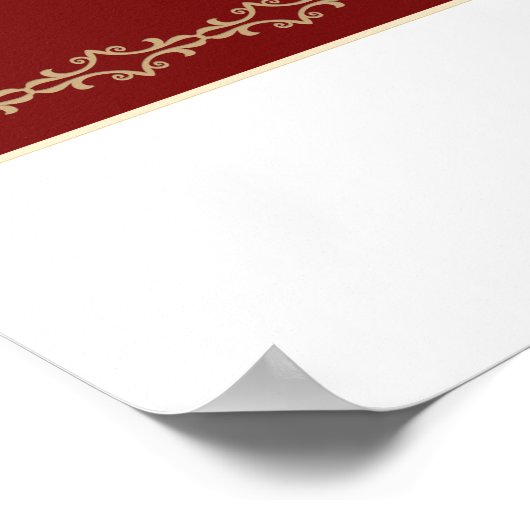 Verzeihung Poster (Ecke)