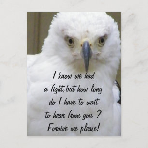 Verzeihung Postkarte