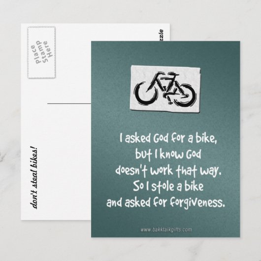 Verzeihung... Postkarte (Vorne/Hinten)