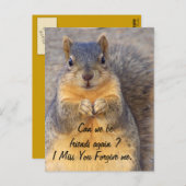 Verzeihung Postkarte (Vorne/Hinten)