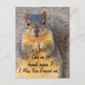 Verzeihung Postkarte (Vorderseite)