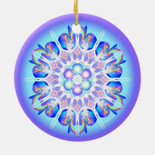 Verzeihung/sanft Keramikornament (Hinten)