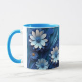 Verzeihung und Barmherzigkeit der Mutter Blauer Fl Tasse (Links)