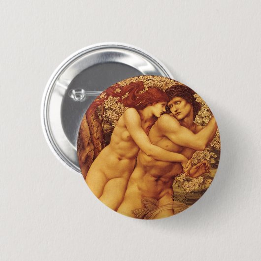 Verzeihungsbaum, Sir Edward Coley Burne-Jones Button (Vorne & Hinten)