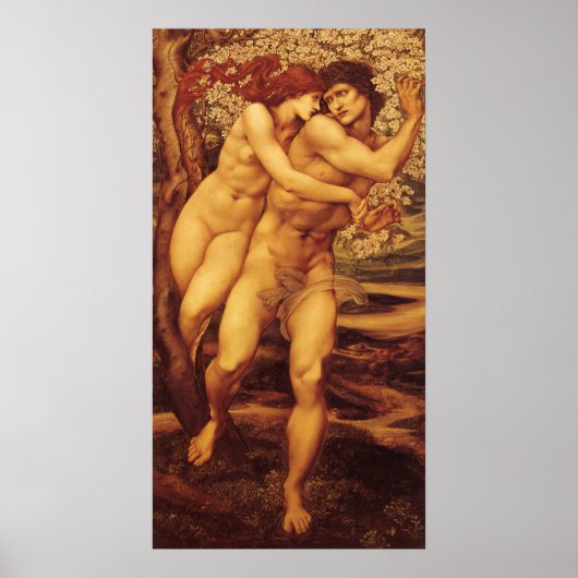 Verzeihungsbaum, Sir Edward Coley Burne-Jones Poster (Vorne)
