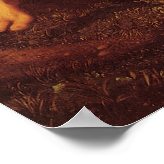 Verzeihungsbaum, Sir Edward Coley Burne-Jones Poster (Ecke)