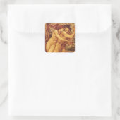 Verzeihungsbaum, Sir Edward Coley Burne-Jones Quadratischer Aufkleber (Tasche)
