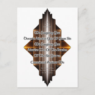Verzeihungshandlung Postkarte