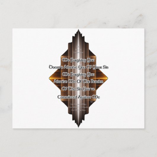 Verzeihungshandlung Postkarte (Vorderseite)