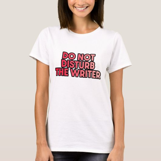 Verzerren Sie den Autor nicht T-Shirt (Vorderseite)