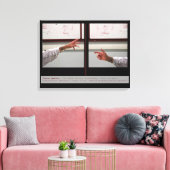 Verzerren Symmetry Fausse Symetrie-Leinwand Leinwanddruck (Insitu (Wohnzimmer))