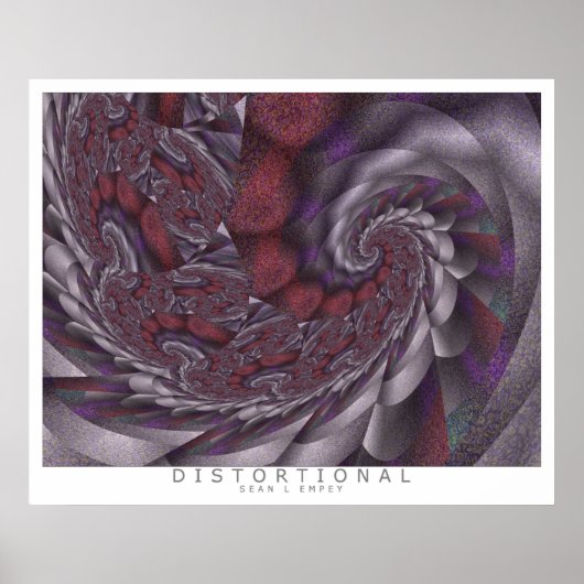 VERZERREND POSTER (Vorne)