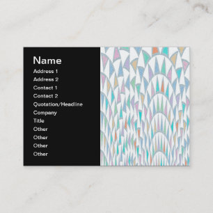 Verzerrte Dreiecke Muster Visitenkarte