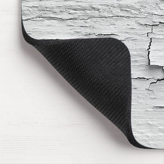 Verzerrte Farbe auf Holzstruktur Mousepad (Ecke)