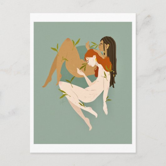 Verzerrte Realität (II) Postkarte (Vorderseite)