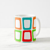 Verzerrte Rechtecke Kaffeepause Tasse (VorderseiteRechts)