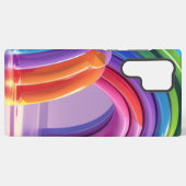 Verzerrte Regenbögen Samsung Galaxy Hülle (Rückseite (Horizontal))