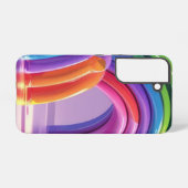 Verzerrte Regenbögen Samsung Galaxy Hülle (Rückseite (Horizontal))